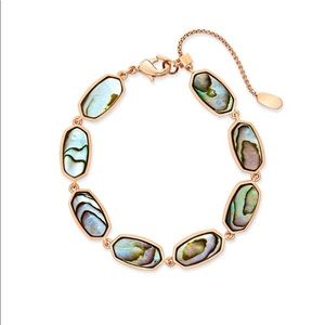 Kendra Scott “Millie” bracelet in abalone shell